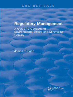 cover image of Regulatory Management